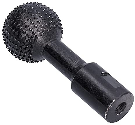 Yuecoom ﻿Fresa Sferica Per Intaglio Del Legno ，10mm Acciaio Legato Al Cromo Vanadio Legno Sferico Fresa， Applicabile per Angle Grinder