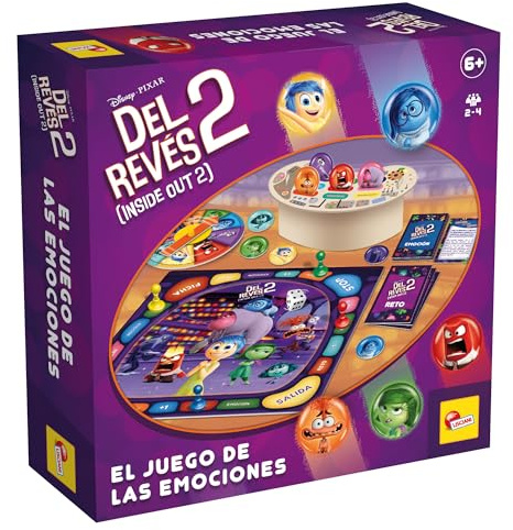 Lisciani - del Revés 2 – El Juego De Las Emociones - Juego Educativo para Niños A Partir De 4 Años - Reconocer Y Expresar Emociones - Juego De Mesa Familiar Inspirado En La Película Disney