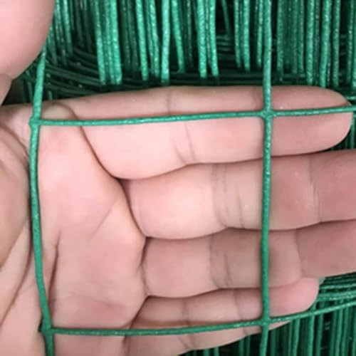 KJoBDwz Recinzione in Rete Metallica Rete Metallica Rivestita in PVC, Recinzione da Giardino zincata, Rete Metallica elettrosaldata, Protezione for pollame, polli e Conigli(2.3mm,1.2M)