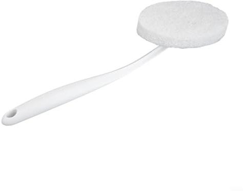 Spugna efficiente con manico lungo per la pulizia di pareti, pavimenti e vasche da bagno (bianco)
