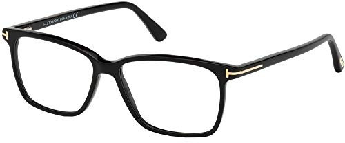 Tom Ford Unisex-Erwachsene Ft5478-b Brillengestelle, Schwarz (Nero LUCIDO), 55