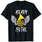 Waldhorn Musiker Instrument Heavy Metal T-Shirt