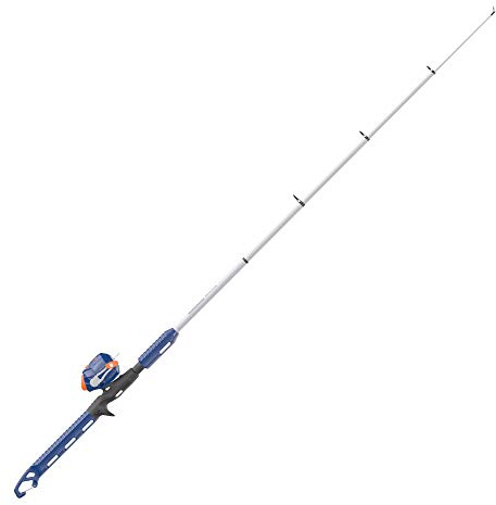Zebco Kids Wilder Spincast Reel and Telescopic Fishing Rod Combo, 23.5-Inches to 4-Foot 3-Inch Telescopic Fishing Pole, Changeable Right- or Left-Hand Retrieve, Pre-Spooled with 6-Pound Cajun Line