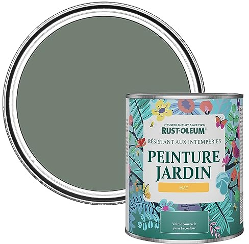 Rust-Oleum Green Mould Resistant Garden Paint in Matt Finish - Serenity 750ml