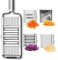 Pelapatate 4 in 1 affettatrice per verdure trituratore grattugia taglierina manuale frutta carota patata grattugia con manico multiuso strumento cucina domestica-4 in 1