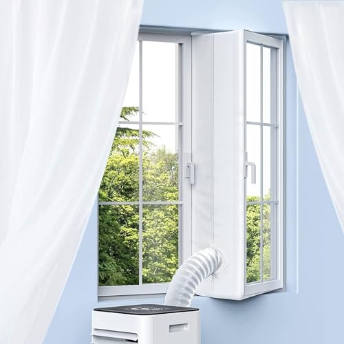 Sello de ventana de aire acondicionado Sello de ventana impermeable para acondicionadores de aire móviles Secadora Kit de sello de ventana de CA portátil de (300 cm)
