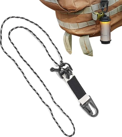 Cuerda para Exteriores - Cable Elástico De Sujeción con Longitud Ajustable - Cuerda Elástica Portátil Multiusos para Carpa, Toldo Y Uso Interior