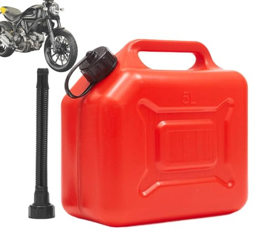 Värmaroljetank | Bensinförvaringstank | Förstärkt Dunk | För Påfyllning av Bensin till Bil, Motorcykel, Lastbil, Båt, Gräsklippare, Traktor 5L/10L/20L