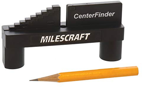 Milescraft 8408 Center Finder - Center Scriber and Offset Measuring & Marking Tool for Woodworking