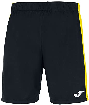 Joma Mens Academy Ii Equipment Pants, Black-Yellow, XL EU