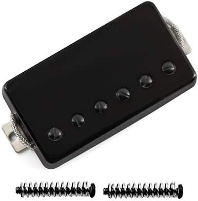 FLEOR Alnico5 gitarr Humbucker pickup bro pickups kompatibel med LP-stil gitarrdel, svart