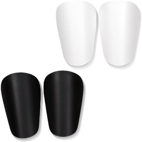 EIYVPRA 4 Pièces Mini Protège Tibia Foot, Légers et Respirants, Fort et Léger pour Jeux de Football, Jogging, Courir, Adaptés aux Enfants et aux Adultes