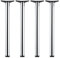 KingSaid 4er 710mm Tischbein Tischfuß Möbelfuß Höhenverstellbar Ø 60mm Stützfuß Chrom