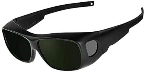 UpaClaire Welding Glasses,Wrap-Around Safety Welding Lens,Anti-Scratch, Non-Slip, UV Protection,Laser Hair Removal Protective Glasses