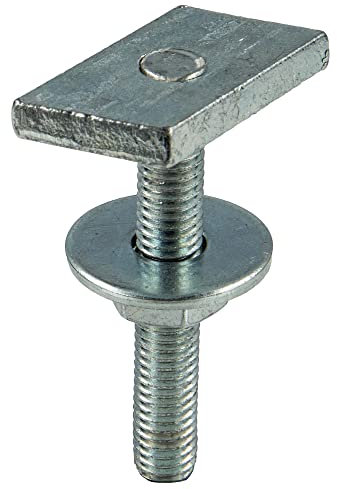 tecuro Tornillo de cabeza de martillo M8 x 80 mm para riel de montaje tipo 27/18 y tipo 28/30, acero galvanizado – HKS2718M880