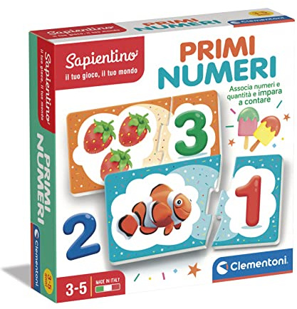 Clementoni - 16784 - Sapientino - Primi Numeri - Gioco Educativo 3 Anni, Flashcards Numeri, Imparare i Numeri - Made in Italy