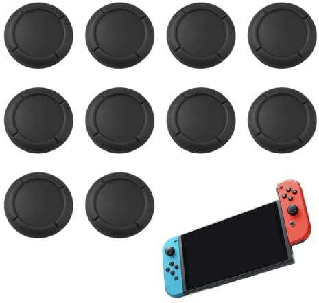 10 Stück Controller Zubehör für Nintendo Switch,Controller Stick Aufsätze für Nintendo Switch Joystick Kappen,Controller Sticks nintendo Switch Ersatzteile Kappen,Gummi Controller Grip kappen Zubehör