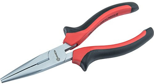 Connex coxt171160 Alicate Radio y teléfono 160 mm recta con mango 2-composants, Plata/Negro/Rojo
