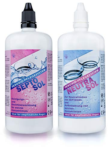 2-Stufen-Peroxidsystem SeptoSol/NeutraSol Kombipack für weiche Kontaktlinsen (je 250 ml)