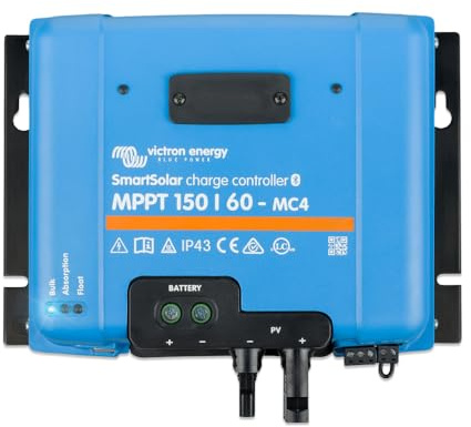 Victron Energy SmartSolar MPPT MC4 150V 60 Amp 12/24/36/48-Volt Solar Laderegler (Bluetooth)