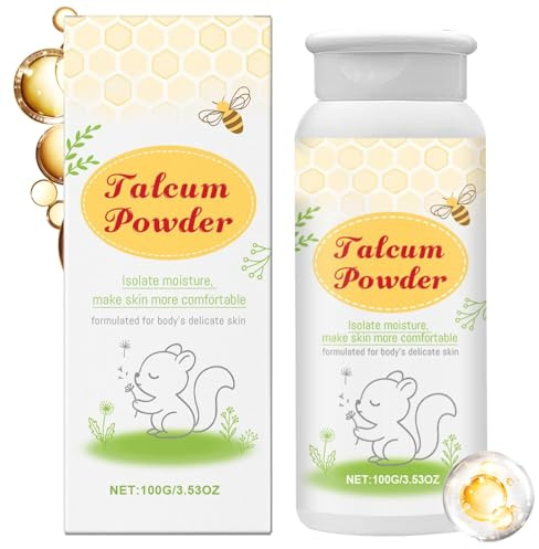 Babypuder, Baby-Hautpflege-Pulver, hypoallergener Kinderstaub, sanft und sicher, tragbar, praktisch, 5 x 5 x 13 cm, für, Pflege nach der Dusche, tagsüber, nachts