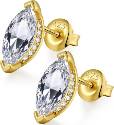 Orecchini Uomo Diamante Donna Orecchino Diamanti Anello Zirconi Argento Brillantino Orecchino Uomo Orecchini Bianco Zirconi E771-6
