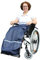FabaCare Thermoschürze für Rollstuhl, Beinschutzdecke, Rollstuhlschürze, Polar-Fleece, Reflektorstreifen, Wetterfest