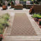 Teppich-Traum In- und Outdoor-Teppich Läufer lang Rautenmuster robust modern Terrasse Balkon Garten wetterfest Jute-Look 80 x 250 cm
