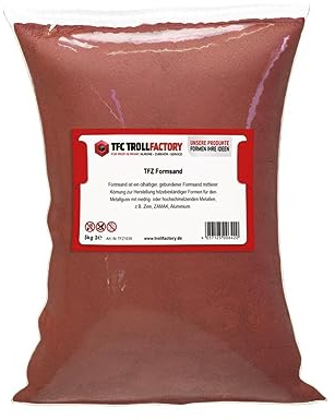 TFC Troll Factory - Arena moldeada de 5 kg para fundición de metales: resultados óptimos para profesionales y principiantes en fundición de arena con aceite – El todoterreno para cualquier necesidad