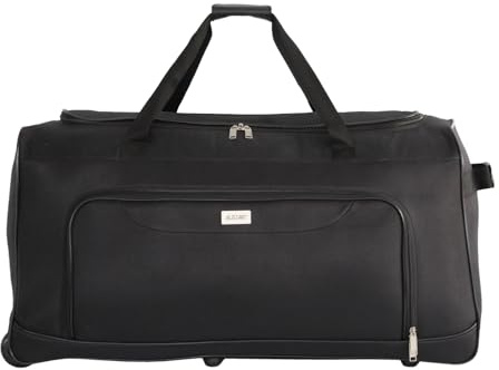 ALISTAIR Black - Sac de Voyage à roulettes – Grande Taille 75 cm - Marque Française - Garantie 2 Ans en France