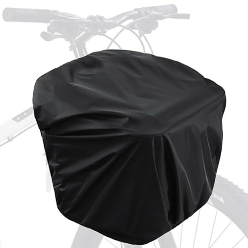 35 L Housse de Pluie pour Panier de Vélo, Sacoche de Vélo, Porte-Bagages Étanche Noire, Protection Intempéries pour Vos Affaires de Cyclisme