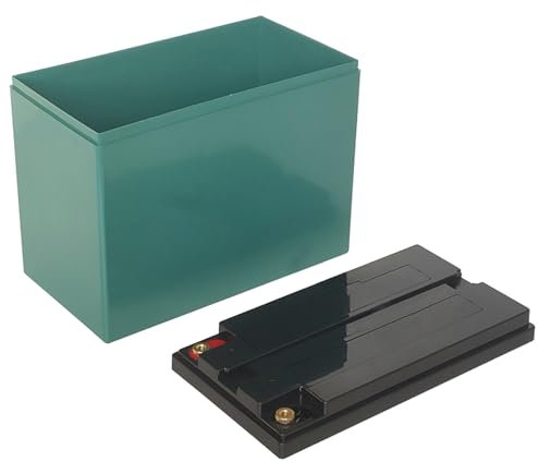 Uqezagpa Caja de batería 18650 de 12 V 50 Ah con mango ergonómico, impermeable, a prueba de polvo, caja de almacenamiento vacía para Extreme