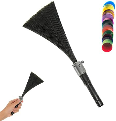 Kit de pinceaux de peinture lumineuse avec filtres de couleur et fibre optique ultra fine pour photographie créative, lampe de poche de 1300 lumens