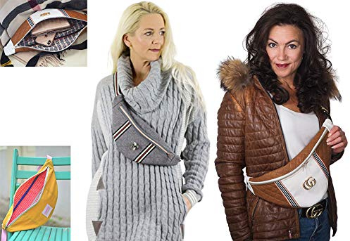 Papierschnittmuster, Crossbag Tasche, Bauchtasche, Gürteltasche MARISA, 2 Größen