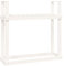 Tidyard Kaminholzhalter Brenholzregal Brennholzständer Brennholzlager Brennholzhalter Kaminholzständer Feuerholzregal Kaminholzregal Brennholzregal Holzspeicher 110 x 35 x 108,5 cm (B x T x H) Weiß