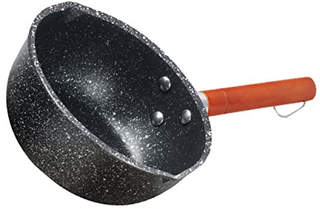 VINTORKY 1pezzi Pentola Antiaderente Pietra Medica Per Latte e Alimenti Complementari Perfetta Per Cucina Induzione Facile Da Pulire Manico Ergonomico e Design Elegante Per Persone