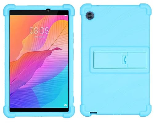 SsHhUu Funda para Huawei MatePad T10 / T10s 2020, Funda de Silicona Protectora a Prueba de Golpes para niños para T10s 10.1 AGS3-L09 AGS3-W09 / T10 9.7 AGR-L09 AGR-W09, Azul Claro
