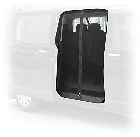 OMAC Moskitonetz Magnetisch Insektenschutz kompatibel mit VW Transporter T4 1990-2003 Schwarz