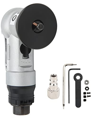 Smussatrice Pneumatica, Smussatrice Pneumatica 1/4 Di Pollice per Metallo, 30000RPM R0-R1 Aria Smussatura Macchina Sbavatore per Metallo con Regolazione Della Velocità a 5 Livelli(Stile europeo)