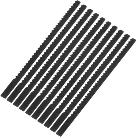 Culnflun Hojas de Sierra Marquetería, 10Piezas Z060 de Acero al Carbono, Hojas de Corte para Mini Sierra, Sierra de Calar para Madera y Espuma