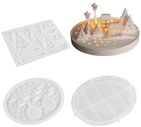 Moldes de velas de silicona - Moldes de velas | Candelabro | Candelabro | Molde de moldeo para candelabros | Molde de silicona reutilizable para adornos de mesa, moldeo adecuado para principiantes