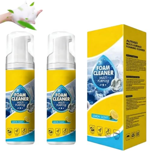 Detergente schiumogeno multifunzionale per interni auto, detergente lucidante per interni auto. Adatto anche per scarpe, vestiti e superfici domestiche.
