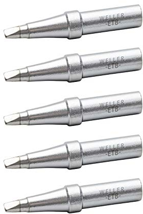 Weller WE1010 Set di punte per saldatura (ETB-5), cacciavite, 2,4 mm, 5 pezzi