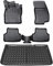 ELMASLINE 3D Gummimatten & Kofferraumwanne Set für Ford Kuga 1 (I) 2008-2012 | Zubehör Fußmatten Kofferraum