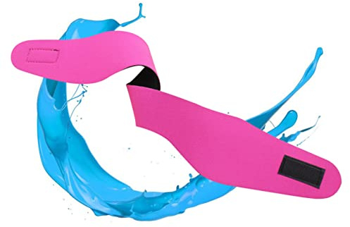 Anneome Diadema de Natación para Niños y Adultos de Neopreno Ajustable, Banda Protectora para Oídos, Resistente al Agua, 51 X 0.3 CM, Adecuado para Kayak y Playa