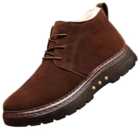 Boots Uomo Invernali Sportiva Scarpe Da Neve Foderati Caldo Doposci Stivaletti Impermeabili Antinfortunistica Comode Casual Stivali Camminata Imbottiti Offerta Scarponcini Snow Boots