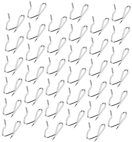 DRESSOOS 58piezas Ganchos Cortinas Inoxidable Unidades para Ducha Pasador Fácil Instalación
