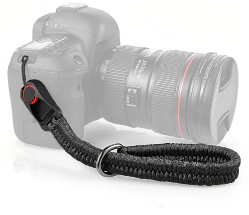 JEYORZY Correa de muñeca Universal, Correa de Mano para Cámara de Fotos para Liberación Rápida Paracord Cuerda Correa de Muñeca para Cámara Réflex
