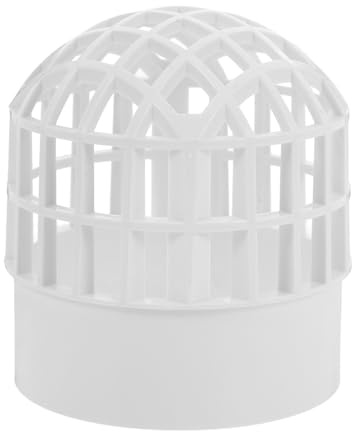 DIYEAH Cubierta De Drenaje De Piso 2 Piezas Filtro De Pantalla De PVC para Protección contra Hojas Y Residuos Instalación Fácil para Balcones Y Terrazas