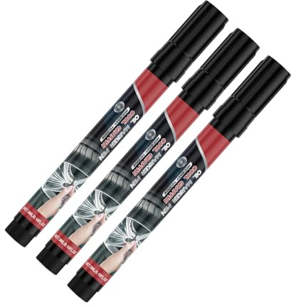 Marqueurs permanents imperméables pour surfaces métalliques, pneus, papier noir, bois, peinture à base d'huile, marqueurs permanents